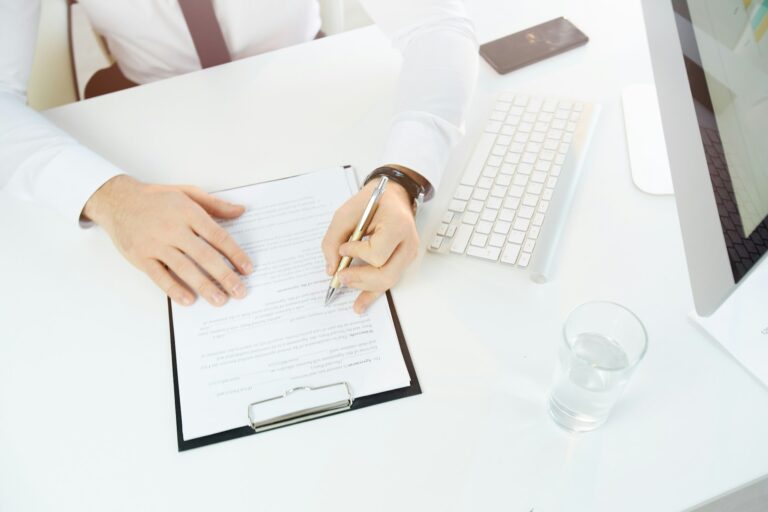 Preparing documents for signing